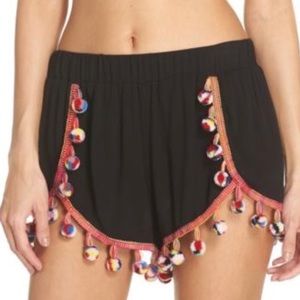 Surf Gypsy NWT M 
Red Fruit Punch Pompom Short